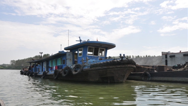 萬噸拖船浩蕩而來，商水港時隔半個世紀又通航